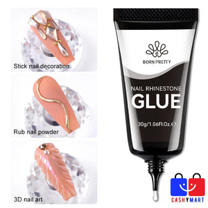 Gel Fixador de Cristais Nail Art Vellery