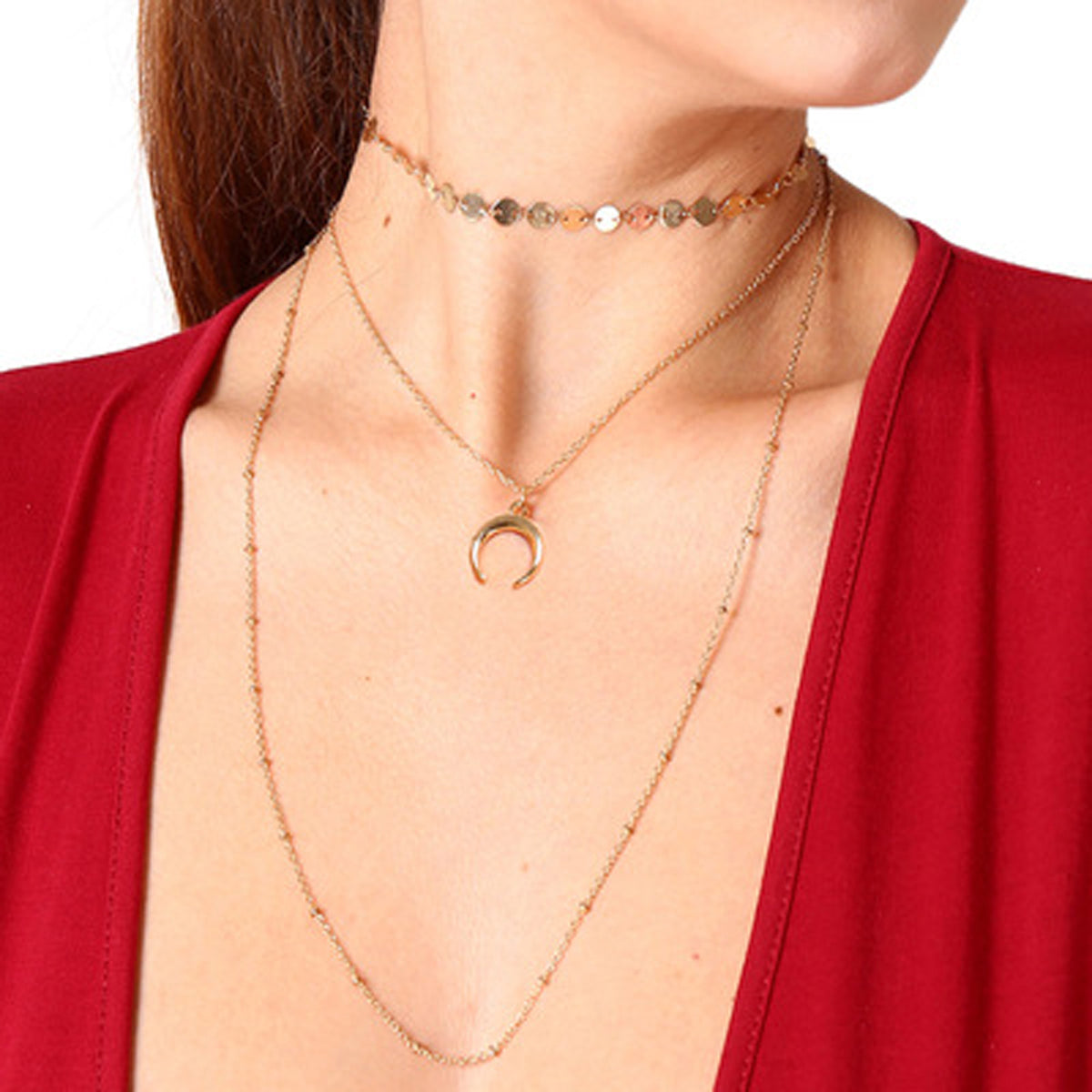 Colar Layered Charm Vellery