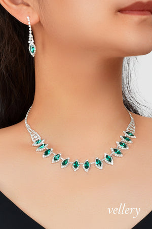 Conjunto Esmeralda Imperial Vellery