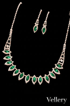 Conjunto Esmeralda Imperial Vellery
