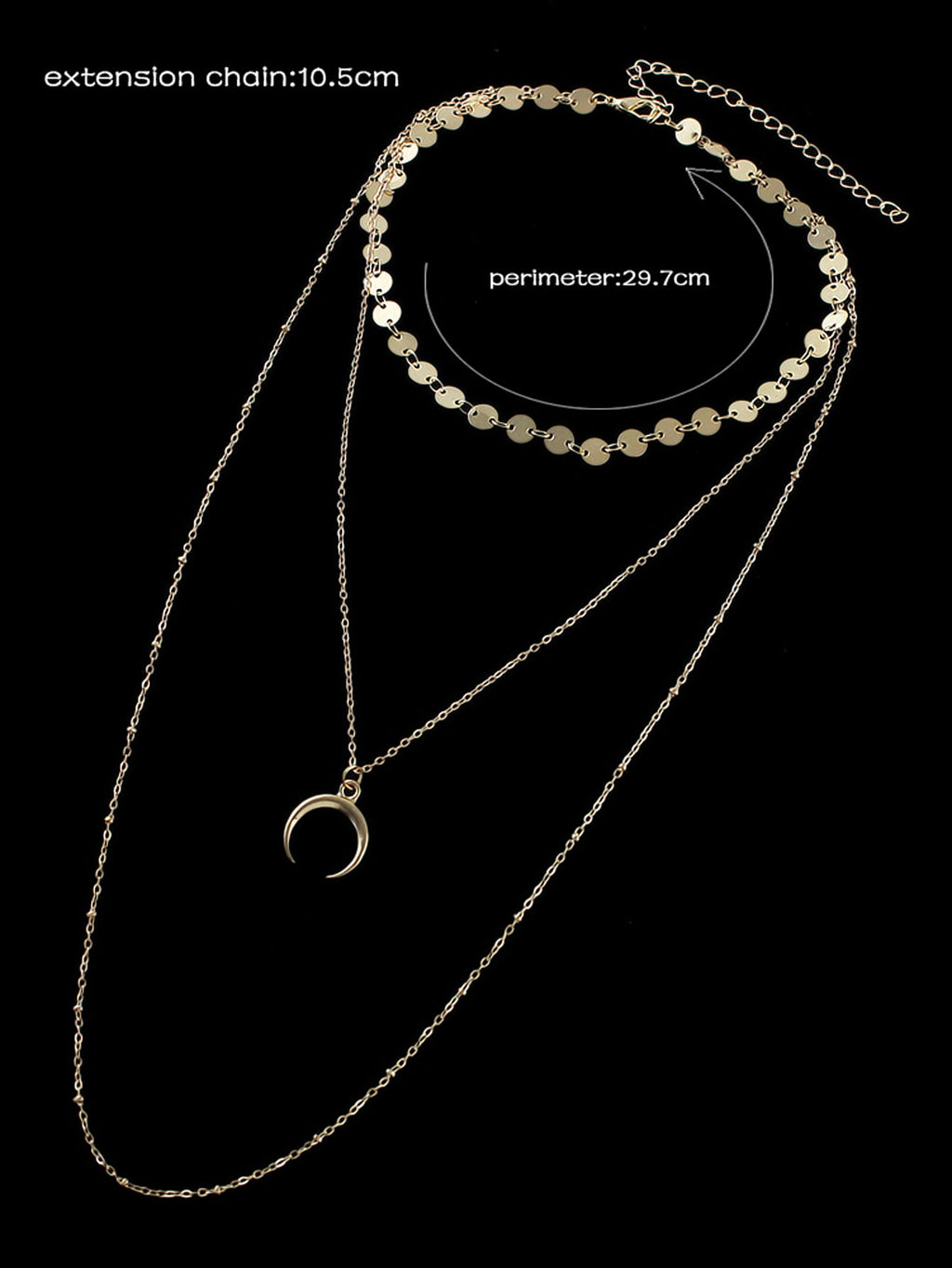 Colar Layered Charm Vellery