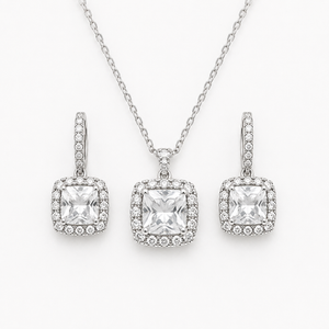 Conjunto Crystal Square Vellery