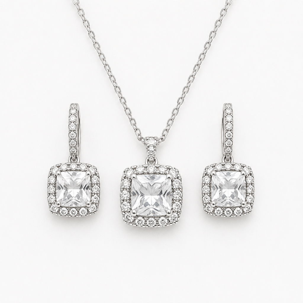 Conjunto Crystal Square Vellery