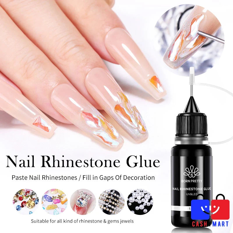 Gel Fixador de Cristais Nail Art Vellery