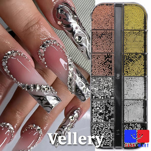 Gel Fixador de Cristais Nail Art Vellery