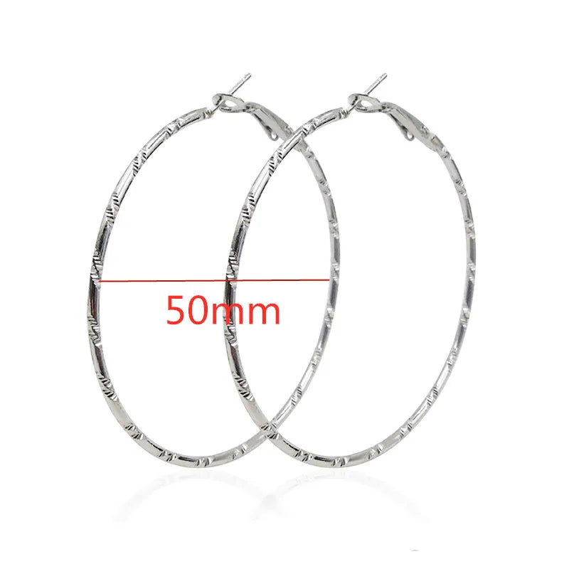 Brincos Argola Bold Circle Vellery