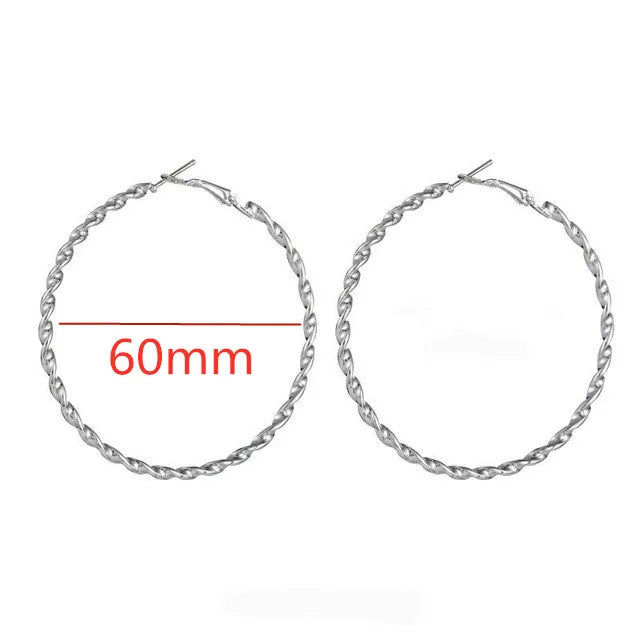 Brincos Argola Bold Circle Vellery