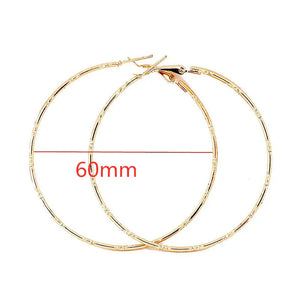 Brincos Argola Bold Circle Vellery