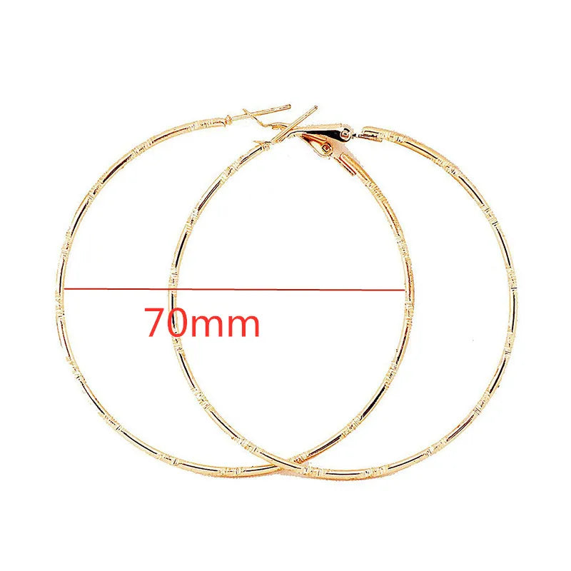 Brincos Argola Bold Circle Vellery