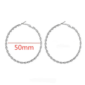 Brincos Argola Bold Circle Vellery