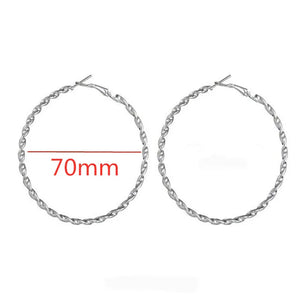 Brincos Argola Bold Circle Vellery