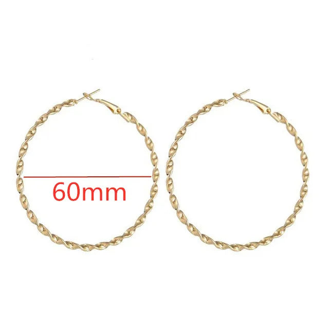 Brincos Argola Bold Circle Vellery