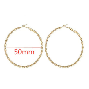 Brincos Argola Bold Circle Vellery