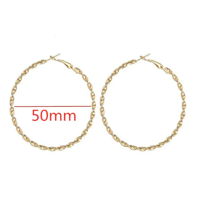 Brincos Argola Bold Circle Vellery