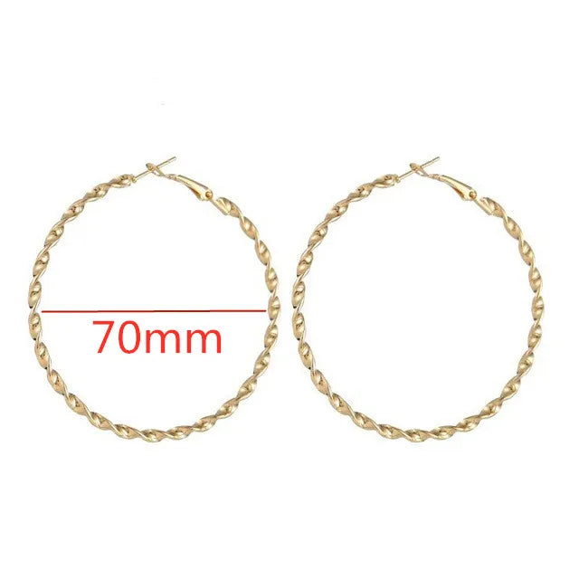 Brincos Argola Bold Circle Vellery