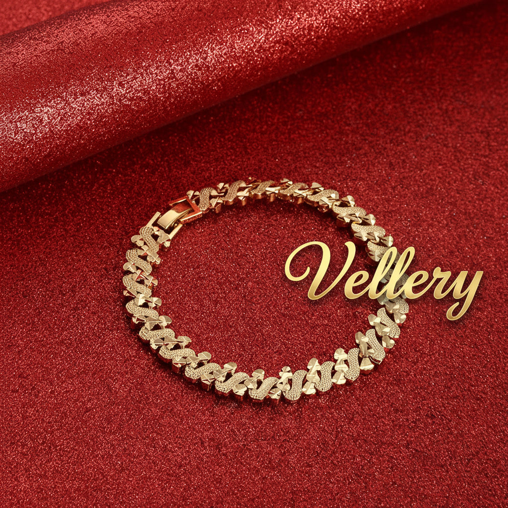 Bracelete Coração Dourado Vellery