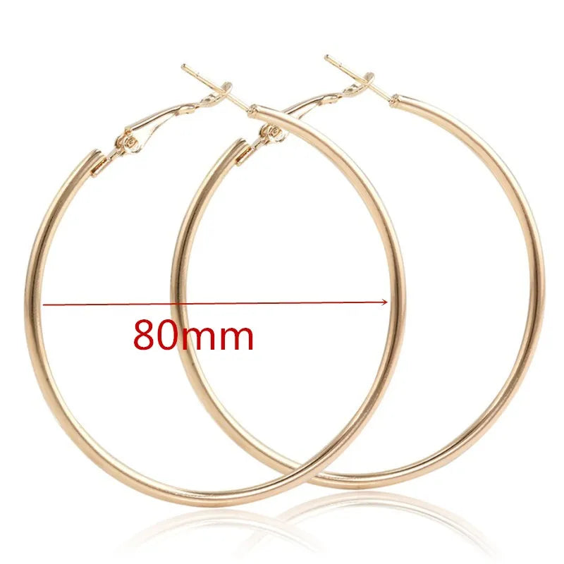 Brincos Argola Bold Circle Vellery