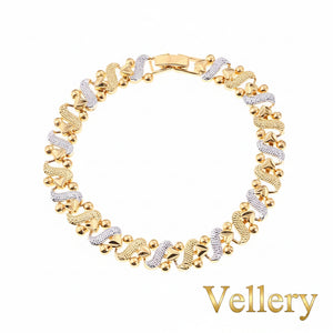 Bracelete Coração Dourado Vellery