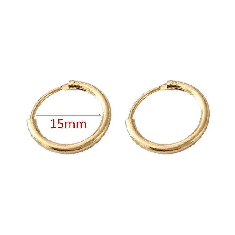 Brincos Argola Bold Circle Vellery