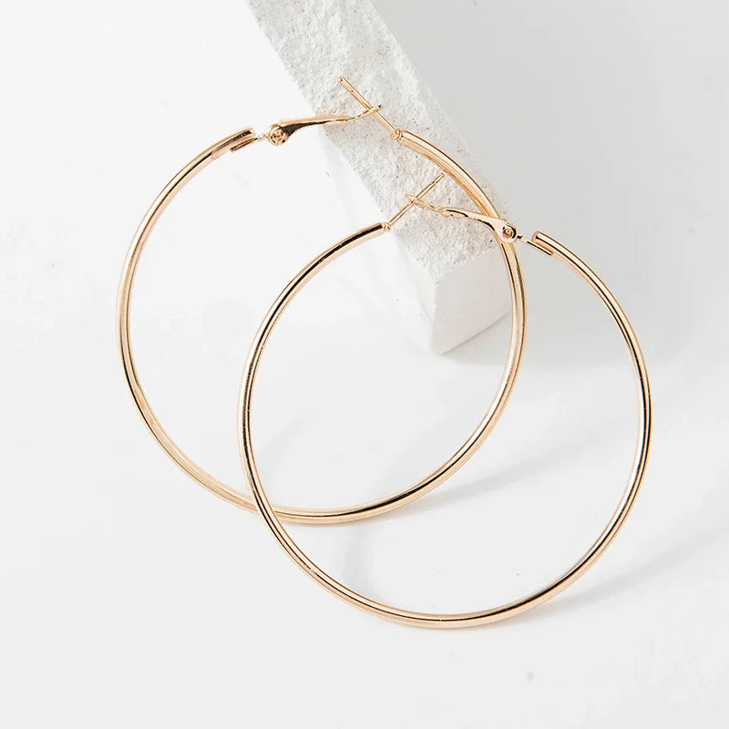 Brincos Argola Bold Circle Vellery