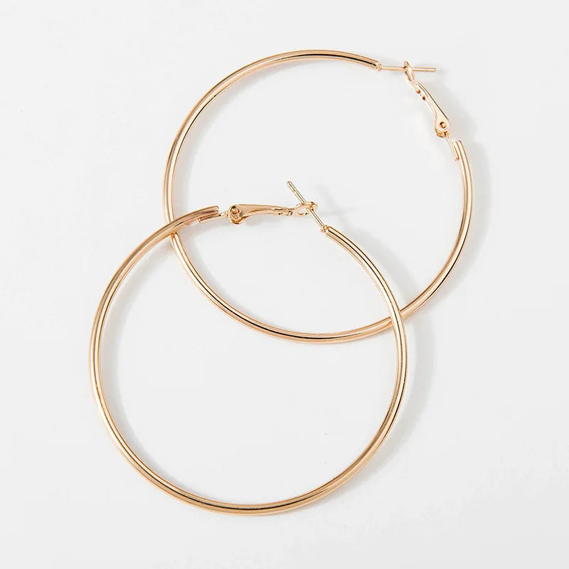 Brincos Argola Bold Circle Vellery
