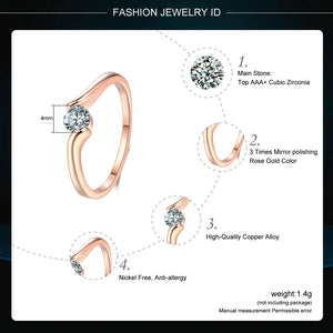 Anel Aurora Rose Vellery
