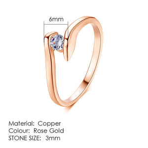 Anel Aurora Rose Vellery