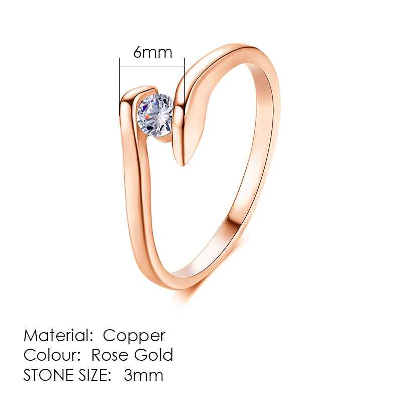 Anel Aurora Rose Vellery
