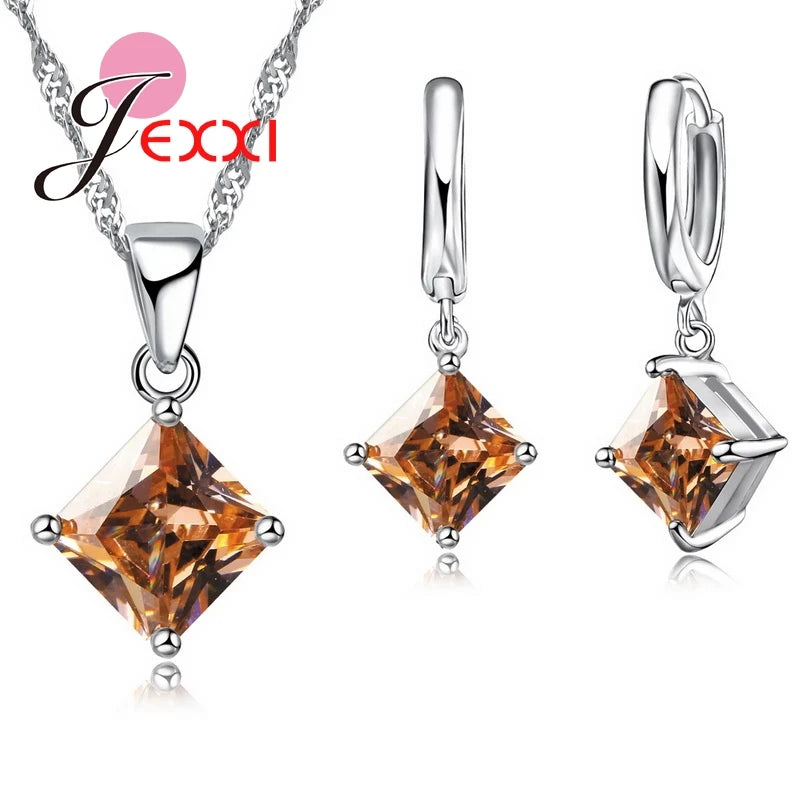 Conjunto Crystal Square Vellery