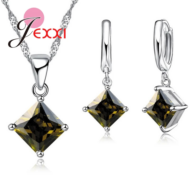 Conjunto Crystal Square Vellery