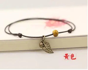 Pulseira Tornozeleira Ceramic Leaf Vellery