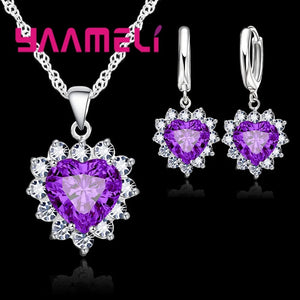 Conjunto Heart Crystal Vellery