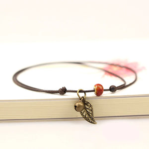 Pulseira Tornozeleira Ceramic Leaf Vellery