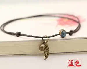 Pulseira Tornozeleira Ceramic Leaf Vellery
