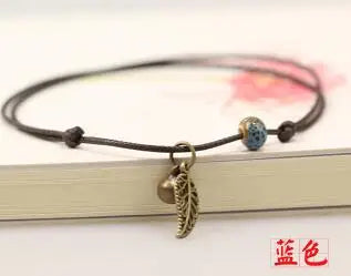 Pulseira Tornozeleira Ceramic Leaf Vellery