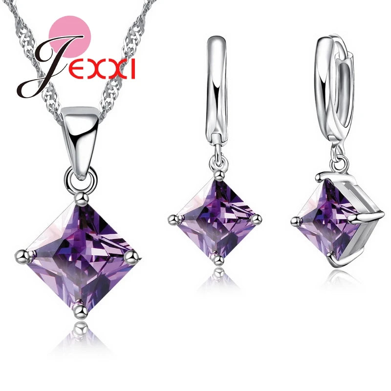 Conjunto Crystal Square Vellery