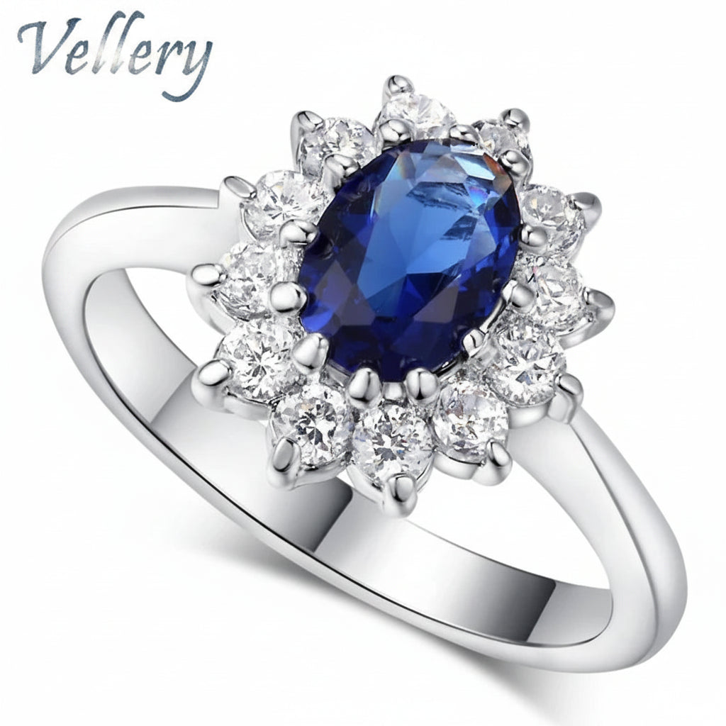 Anel Kate Blue Vellery