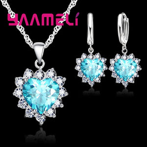Conjunto Heart Crystal Vellery