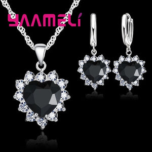 Conjunto Heart Crystal Vellery