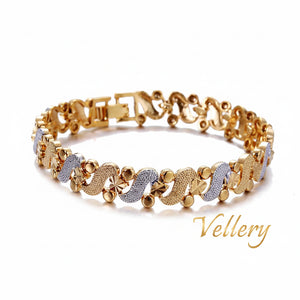 Bracelete Coração Dourado Vellery