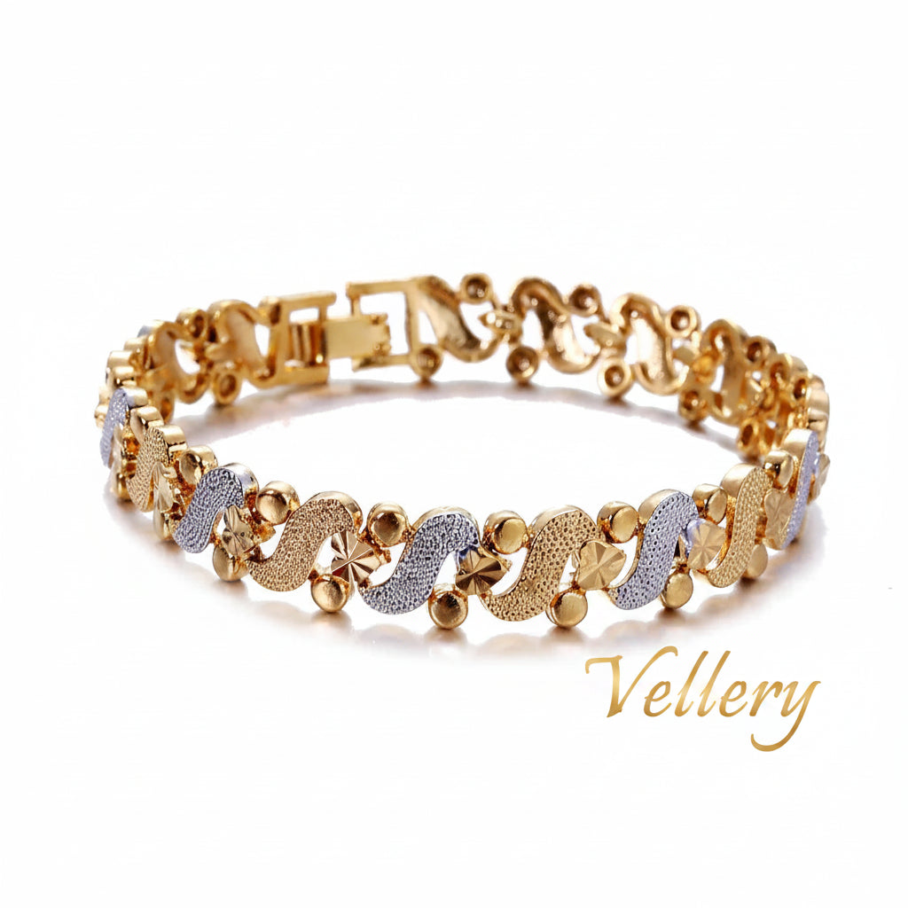 Bracelete Coração Dourado Vellery