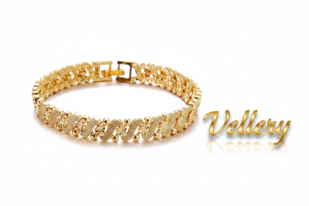 Bracelete Coração Dourado Vellery