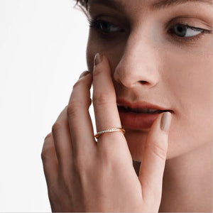 Anel Rose Promise Vellery