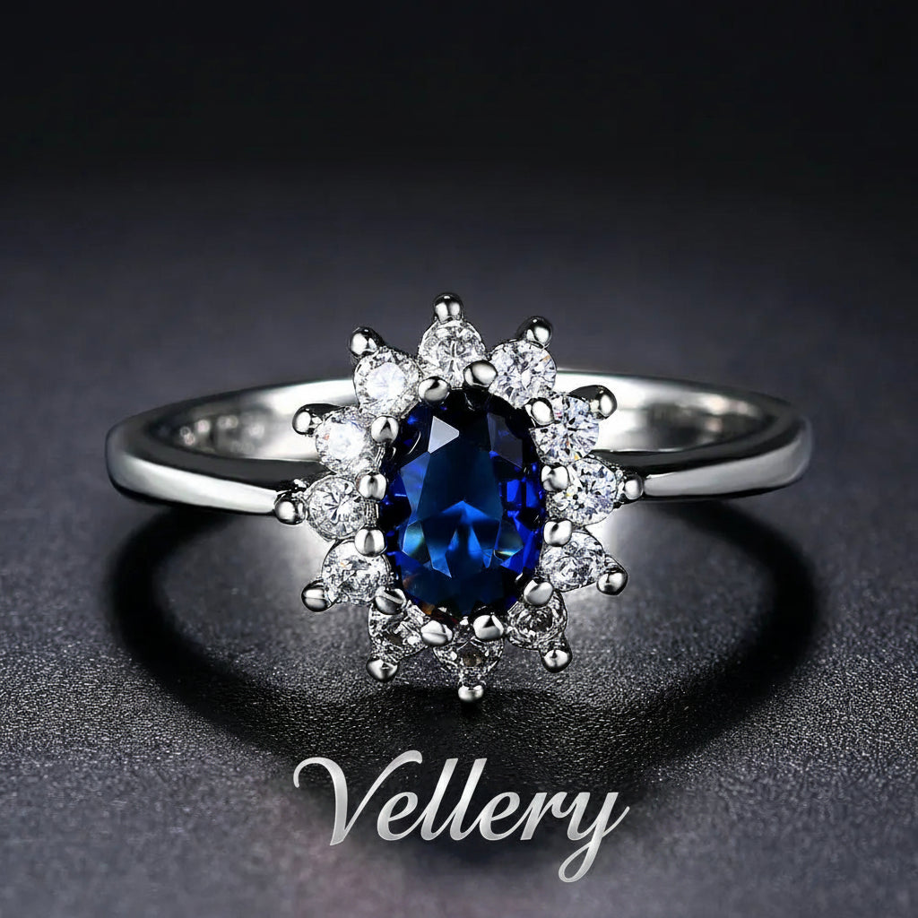 Anel Kate Blue Vellery