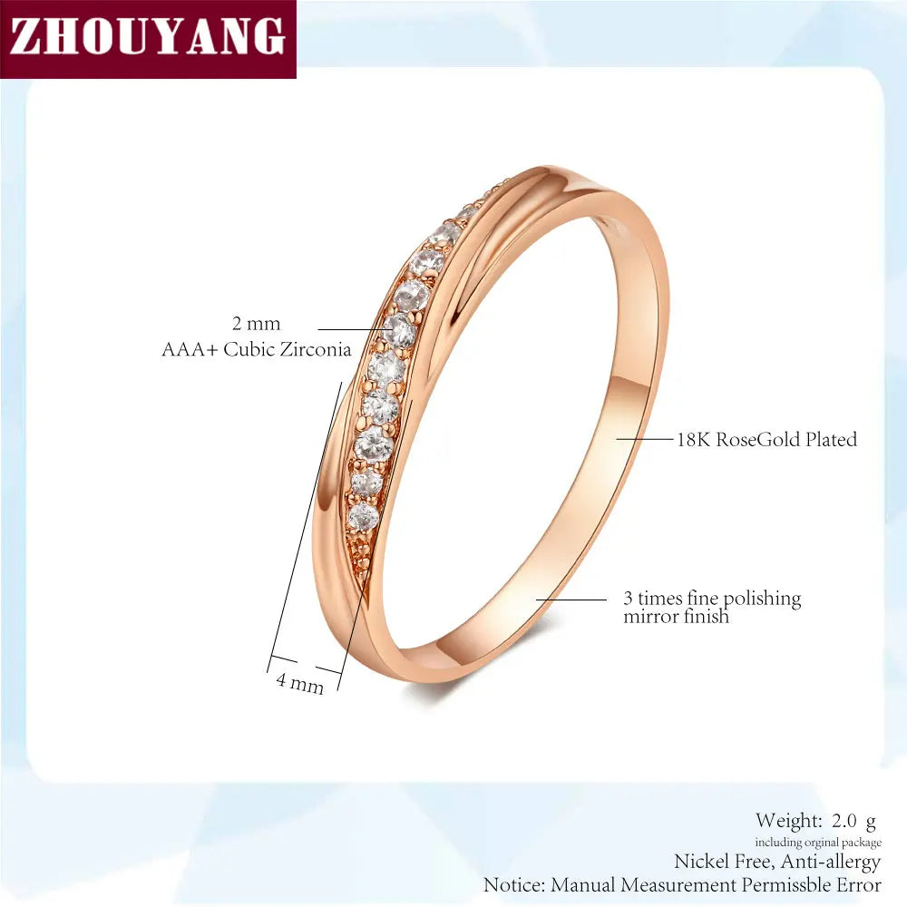 Anel Rose Promise Vellery