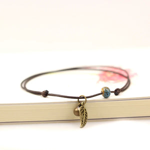 Pulseira Tornozeleira Ceramic Leaf Vellery